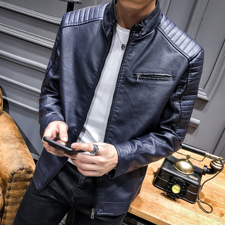 Herren Stylishe Bikerjacke Echo Archiv