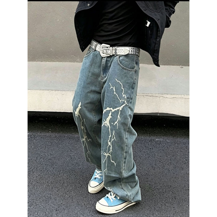 Damen Stylish Baggy Jeans Echoarchiv