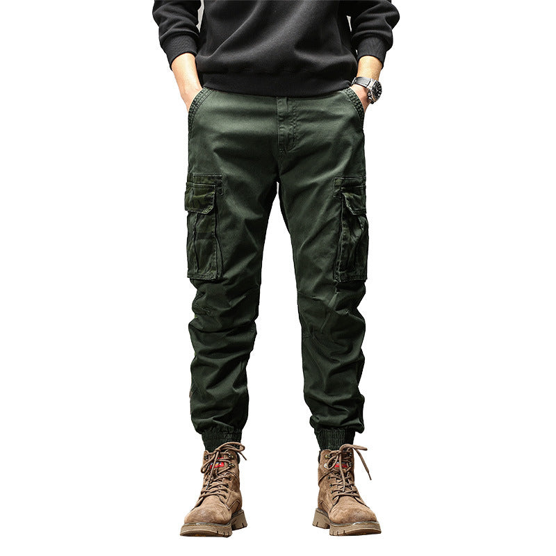 Herren Cargo-Hose mit praktischen Seitentaschen und elastischem Bund Echoarchiv
