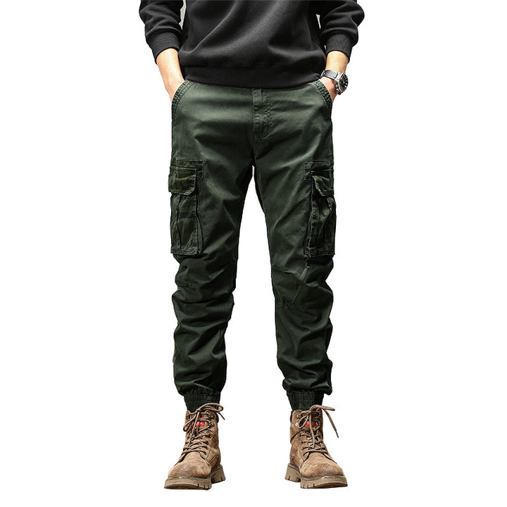 Herren Cargo-Hose mit praktischen Seitentaschen und elastischem Bund Echoarchiv