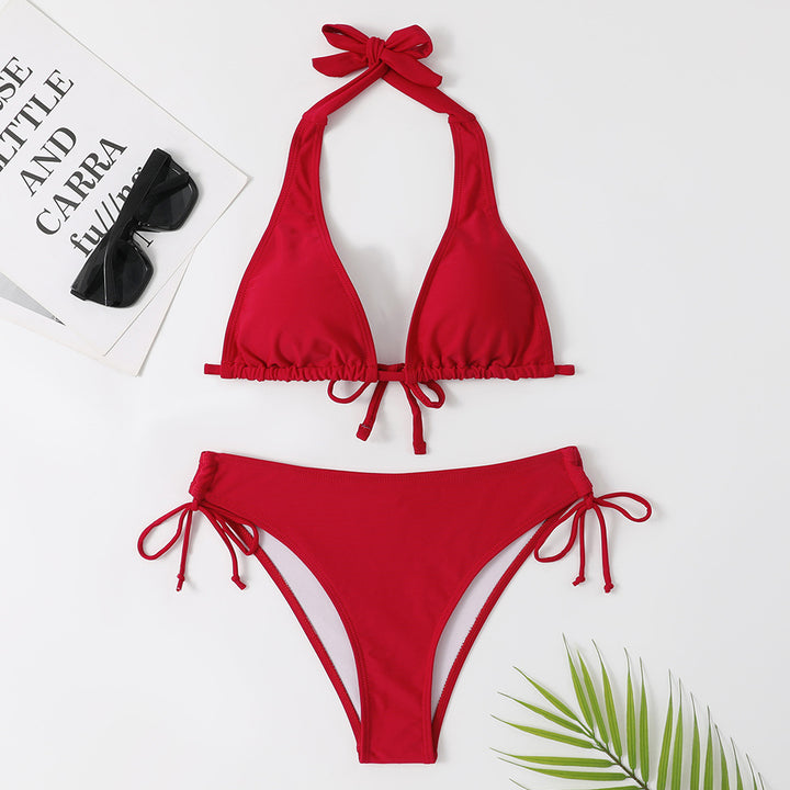 Damen Triangel-Bikini mit verstellbaren Trägern und schickem Schnitt Echo Archiv