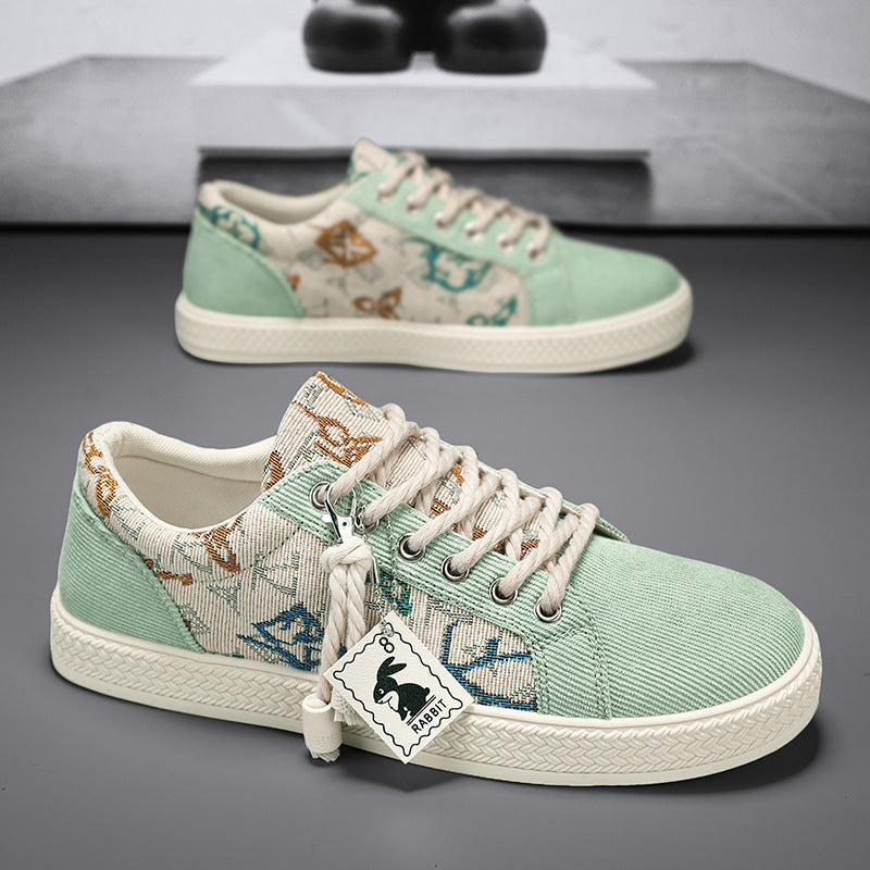 Damen Modische Sneakers mit einzigartigem Textil-Design Echo Archiv