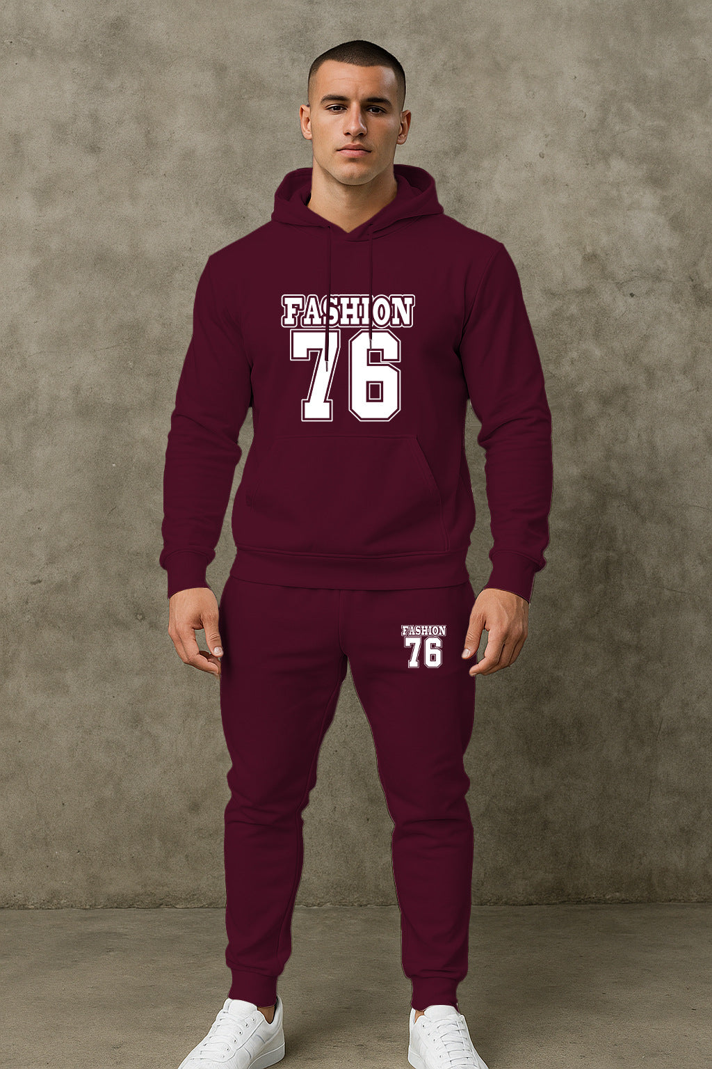 Herren Freizeit Hoodie und Jogginghose Set Echoarchiv