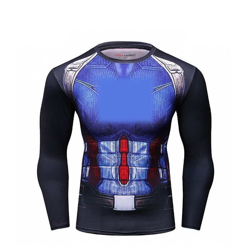 Herren Sportliches Langarm-T-Shirt mit innovativem Design Echoarchiv