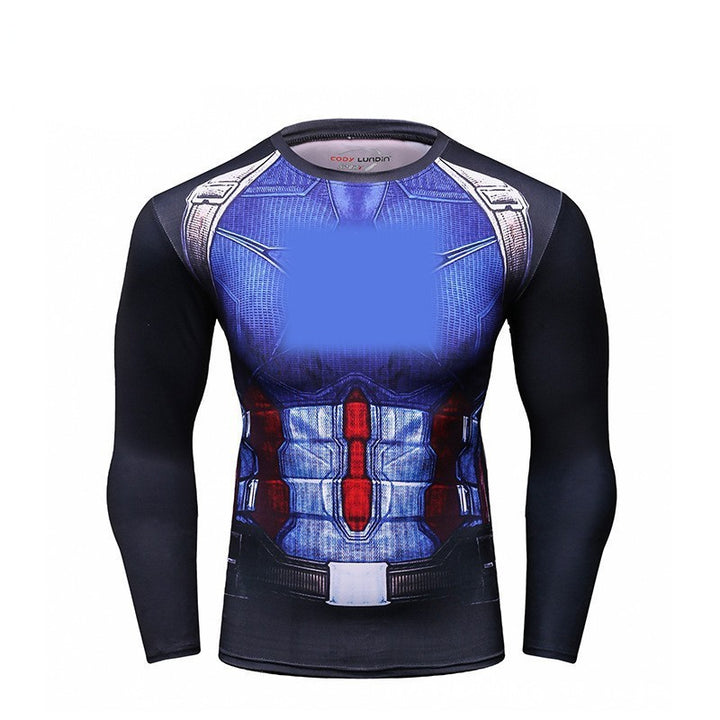 Herren Sportliches Langarm-T-Shirt mit innovativem Design Echoarchiv