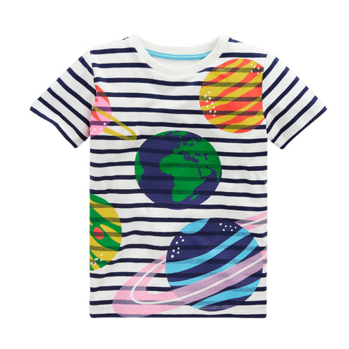 Jungen T-Shirt mit lebhaftem Weltraumdesign Echo Archiv