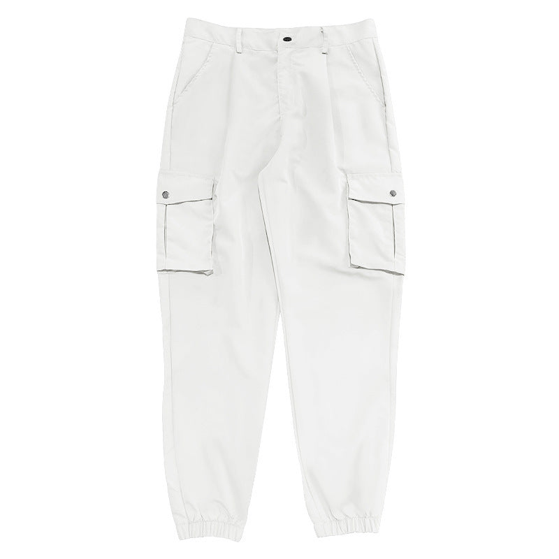 Unisex Cargo-Hose mit elastischem Bund und praktischen Seitentaschen Echoarchiv