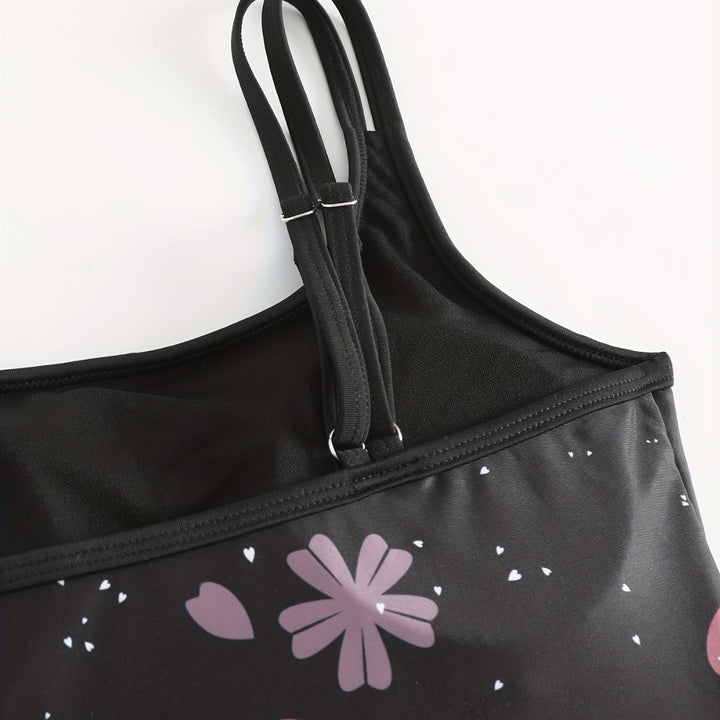 Damen Sport Tankini mit verstellbaren Trägern Echo Archiv