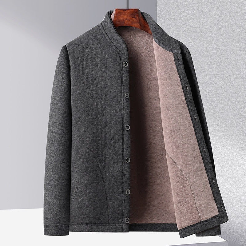 Herren modische Steppjacke mit schmalem Kragen Echoarchiv