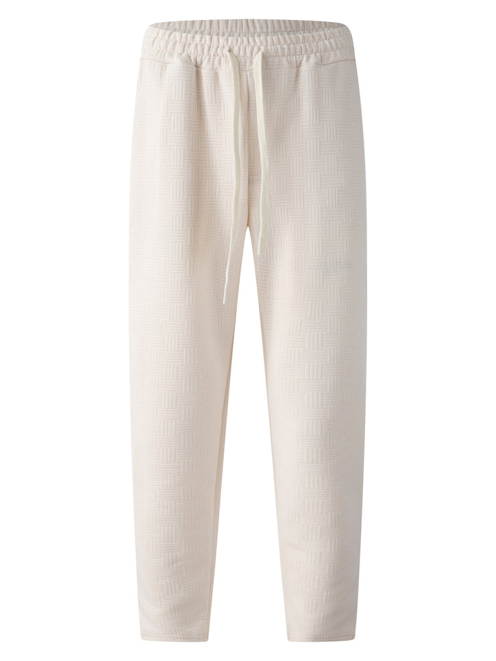 Herren Sportliche Freizeithose mit innovativem Strukturdesign und elastischem Bund Echoarchiv