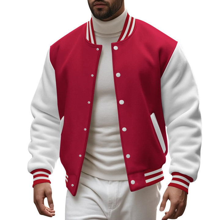 Herren Sportliche Collegejacke Echoarchiv