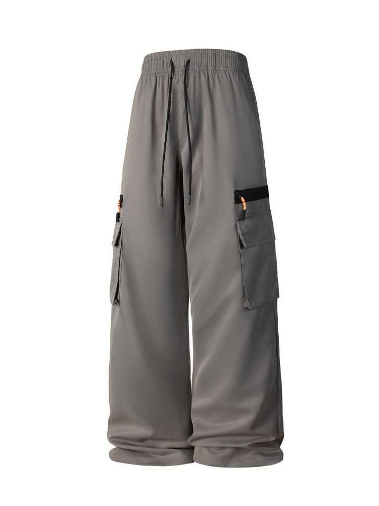Herren Weite Cargo-Hose im Oversize-Schnitt mit elastischem Tunnelzugbund und Multifachtaschen Echo Archiv