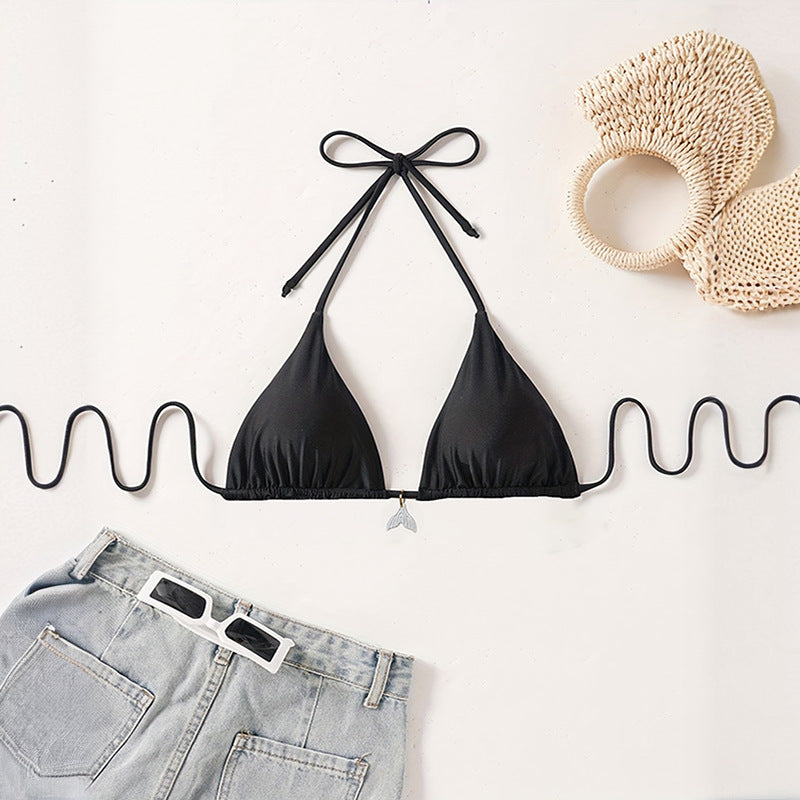 Damen Triangel-Bikini mit schimmerndem Schmuckdetail Echo Archiv
