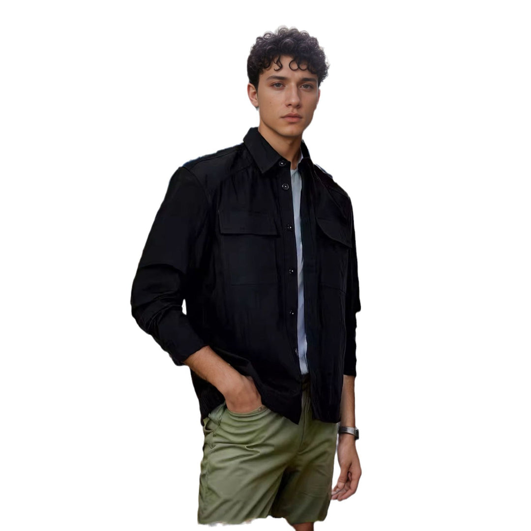 Herren lässige Sommerjacke mit Windschutz Echoarchiv