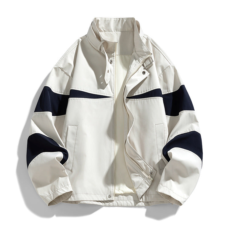 Herren Modische Sportjacke mit hohem Kragen Echo Archiv