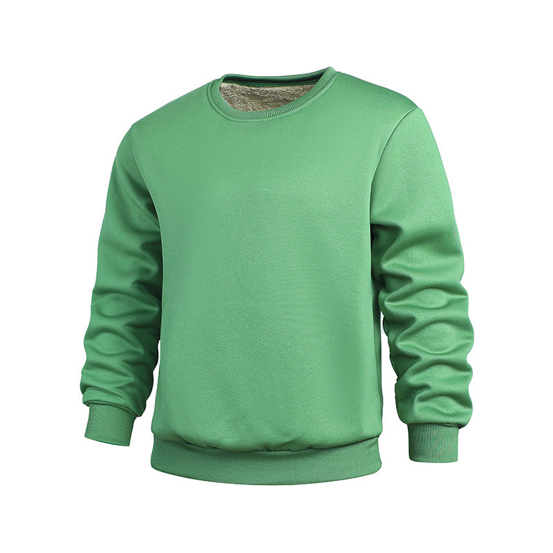 Herren bequemer und warmer Rundhalspullover aus Fleece Echoarchiv