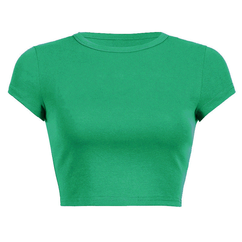 Damen Figurbetontes Crop-Top Echo Archiv