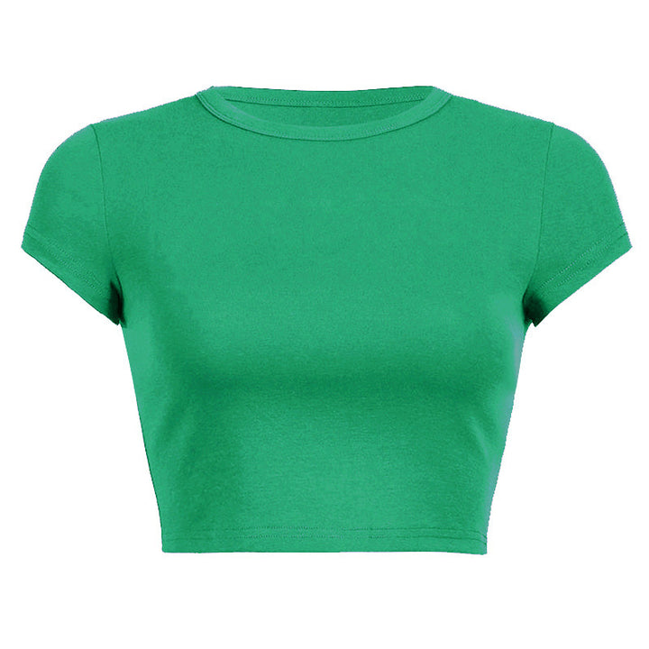 Damen Figurbetontes Crop-Top Echo Archiv