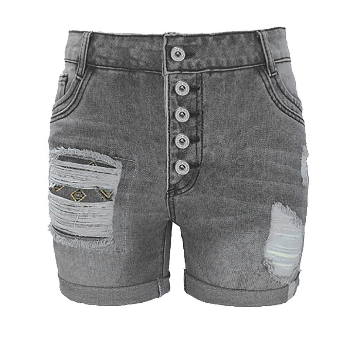 Damen modische destroyed Jeansshorts Echo Archiv