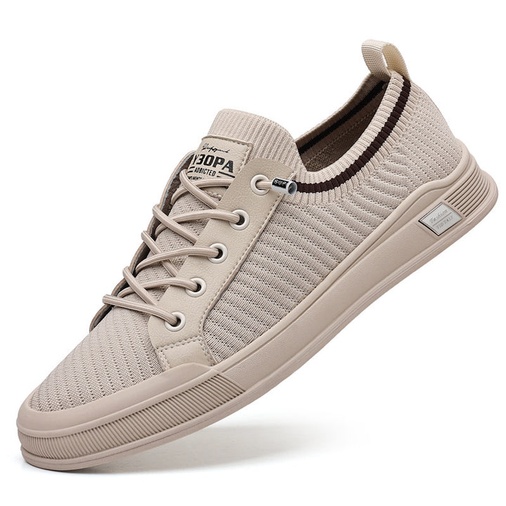 Herren Leichter gestrickter Low-Top-Sneaker mit sockenhaftem Schaft und dämpfender EVA-Sohle Echoarhiv