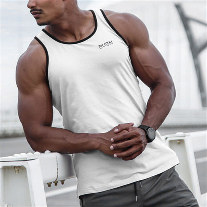 Herren Sport Tanktop mit atmungsaktiven Einsätzen und anschmiegsamem Schnitt Echoarchiv
