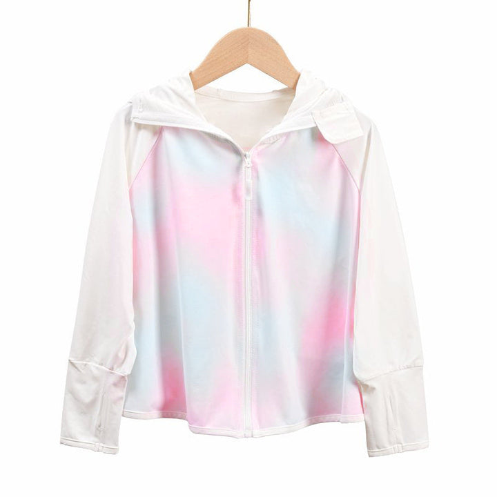 Damen UV-Schutzjacke mit Kapuze und leichtem Baumwollmaterial Echo Archiv