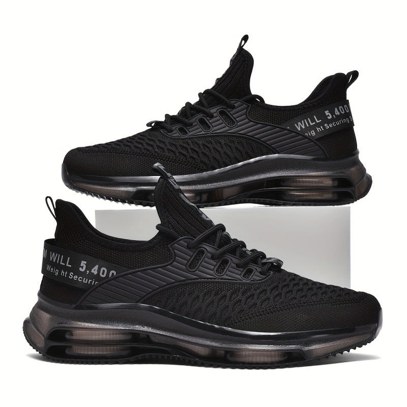 Damen Luftkissen-Sneaker mit transparenter Luftsohle und gestricktem Oberschuh Echoarchiv