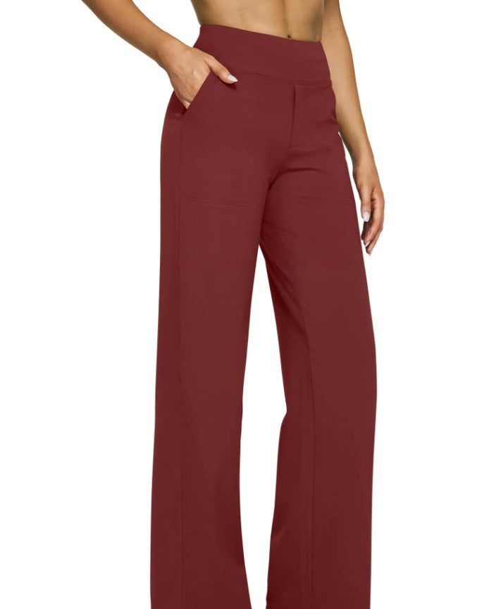 Damen Weitgeschnittene Lounge-Hose mit elastischem Bund Echoarchiv