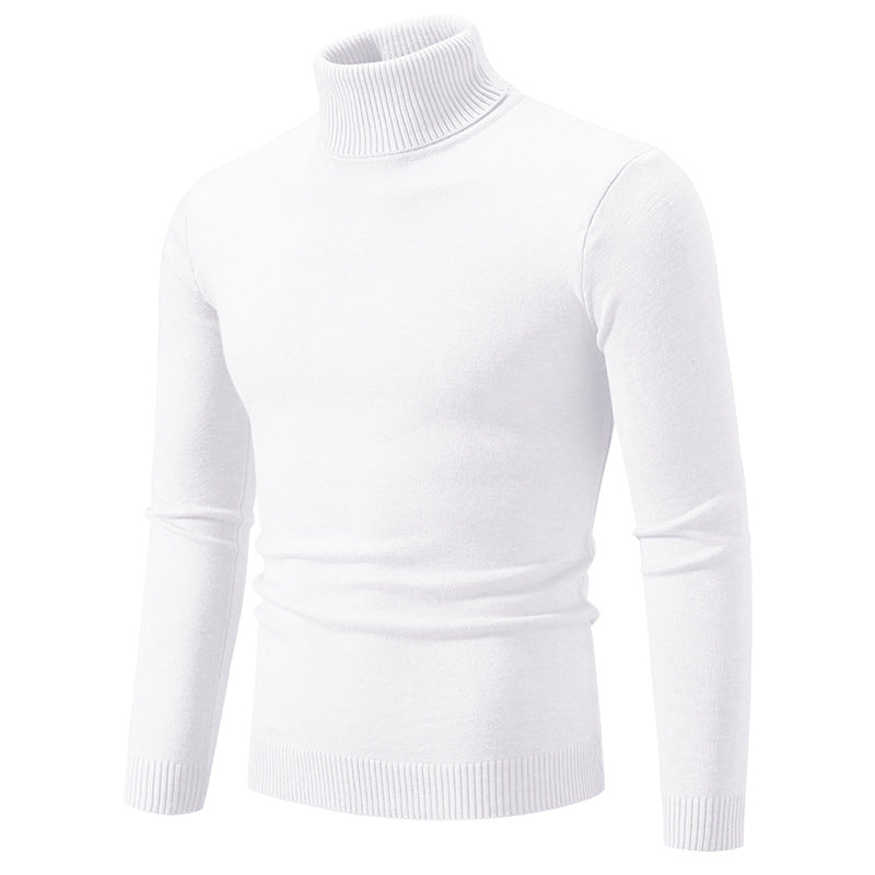 Herren nan Slim-Fit Rollkragenpullover aus Feinstrick mit geripptem Stehkragen und elastischem Bund Echo Archiv