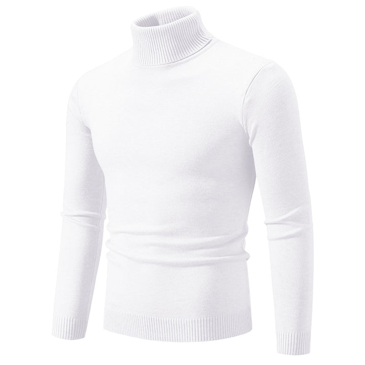 Herren nan Slim-Fit Rollkragenpullover aus Feinstrick mit geripptem Stehkragen und elastischem Bund Echo Archiv