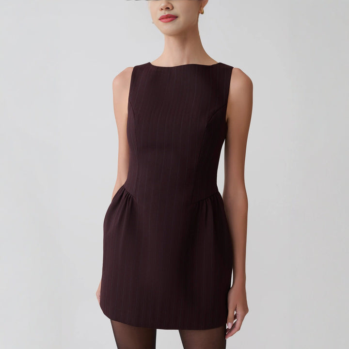 Damen Kleid mit feinen Nadelstreifen Echo Archiv