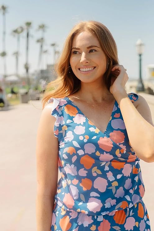 Damen Freizeit Overall mit floralem Design Echo Archiv