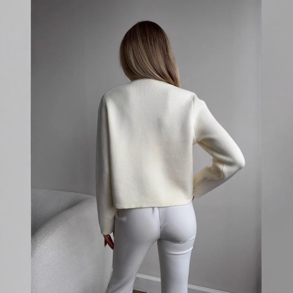 Damen Modische Kurze Strickjacke Echo Archiv
