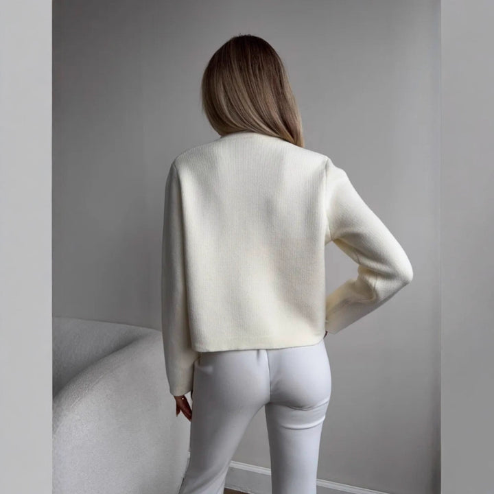 Damen Modische Kurze Strickjacke Echo Archiv