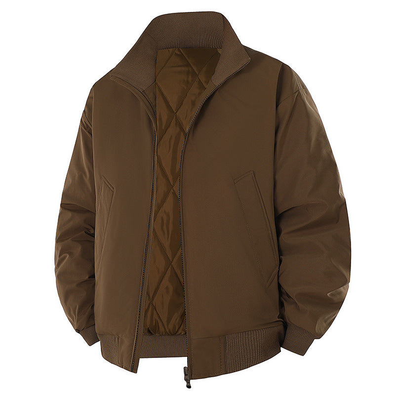 Herren modische Steppjacke mit hohem Kragen Echoarchiv