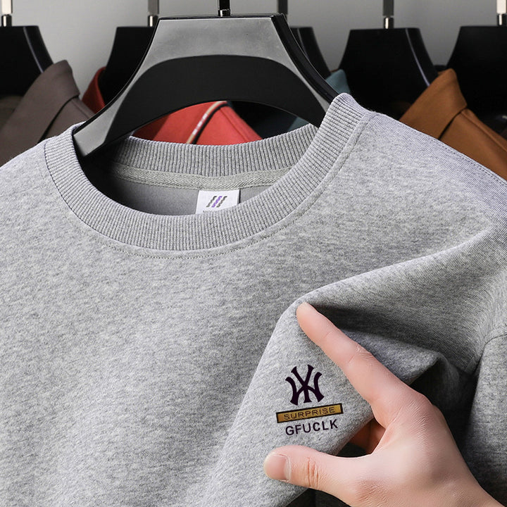 Herren Freizeit Sweatshirt mit stilvollem Rundhalsausschnitt Echoarchiv