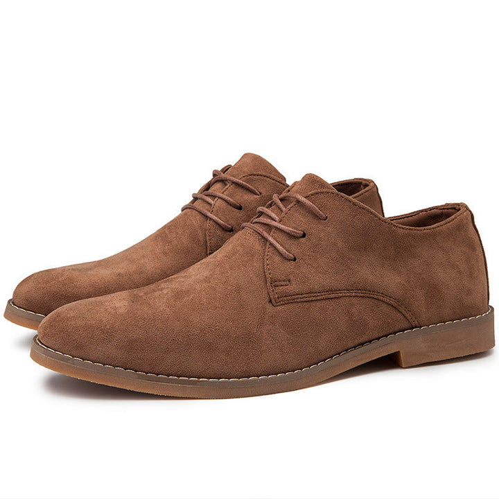 Herren Elegante Schnürschuhe aus weichem Wildleder Echoarchiv