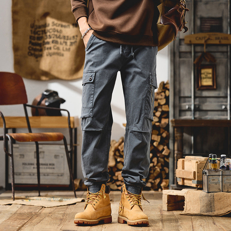 Herren Cargo-Joggerhose mit elastischem Bund und Multifachtaschen Echo Archiv