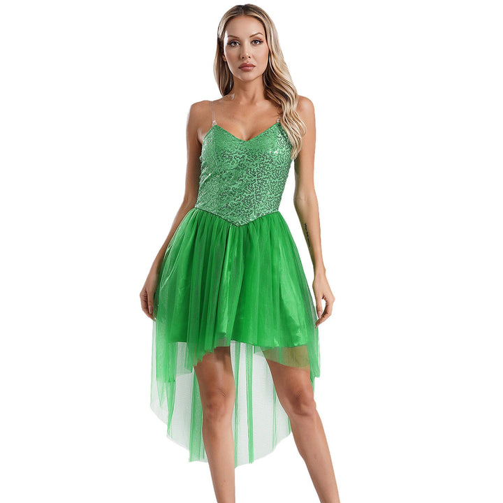 Damen Kostümkleid mit schimmerndem Tüllrock und filigranen Flügeln Echo Archiv