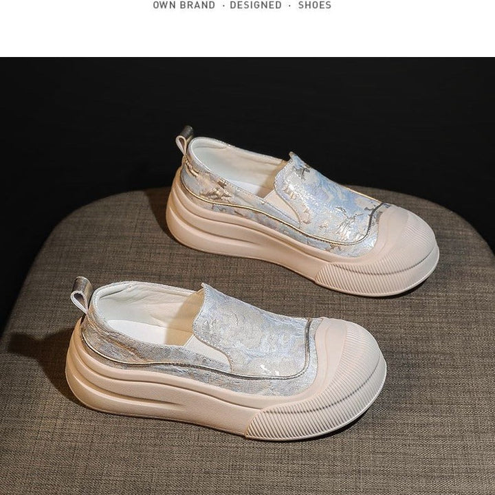 Damen Slip-On Sneakers mit elastischem Obermaterial und dämpfender Sohle Echo Archiv