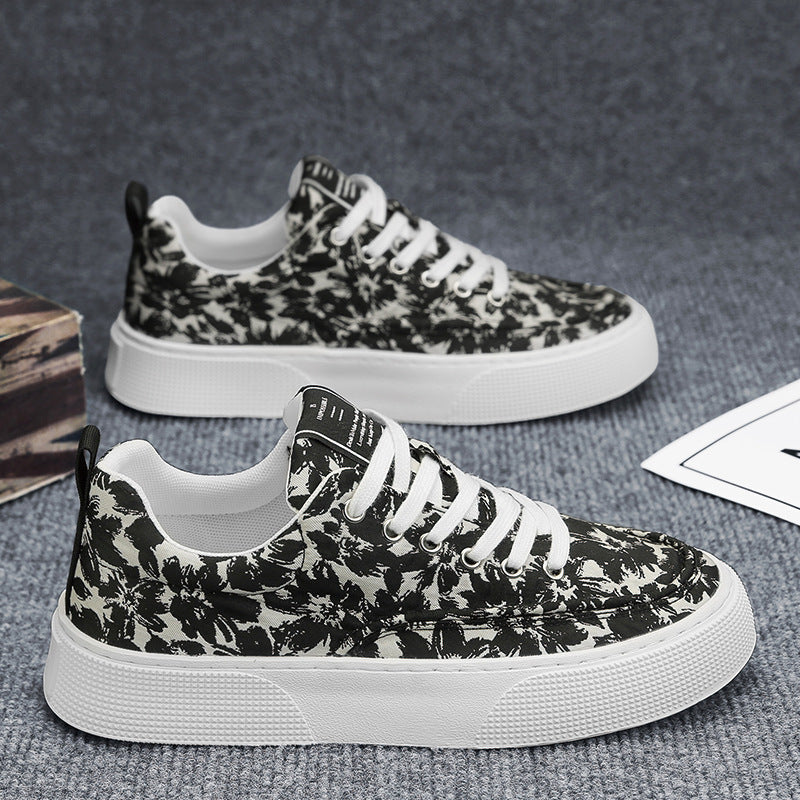 Damen Modische Sneakers mit floralem Muster und rutschfester Sohle Echo Archiv