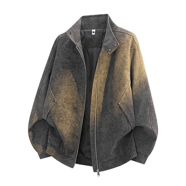 Damen Oversize Bomberjacke aus Velours mit wattierter Innenfütterung und elastischem Saum Echoarchiv
