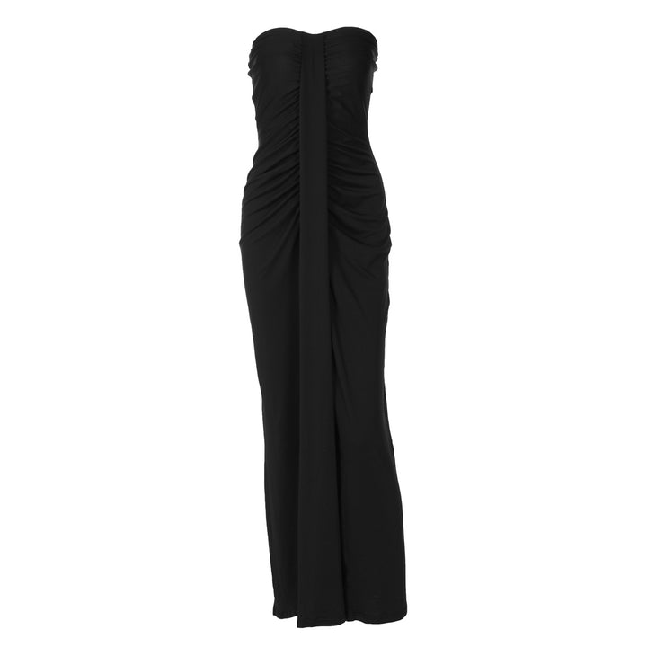 Damen Elegantes Maxi-Kleid mit raffiniertem Tailleneinsatz und Raffung Echo Archiv