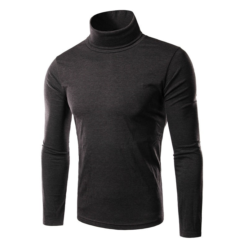 Herren eleganter Rollkragenpullover aus bequemen Stretchmaterial Echoarchiv