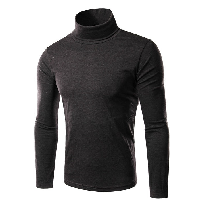 Herren eleganter Rollkragenpullover aus bequemen Stretchmaterial Echoarchiv
