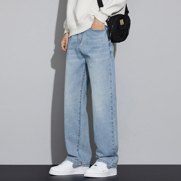 Herren Weite Denim-Jeans im Vintage-Look mit tiefer Leibhöhe und lässiger Passform Echo Archiv