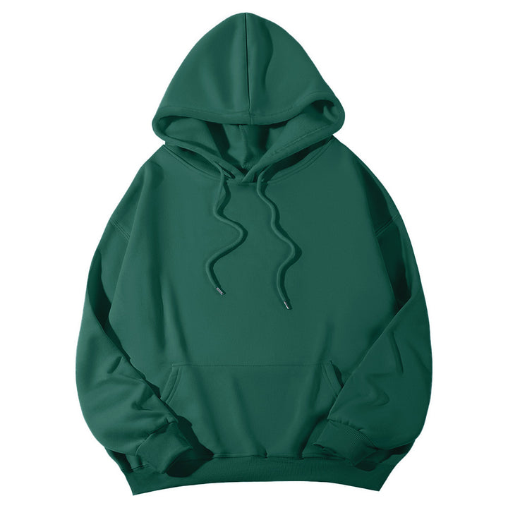 Unisex Oversize-Fleece-Hoodie mit tiefer Schulter, Kängurutasche und breitem Rippbund Echo Archiv