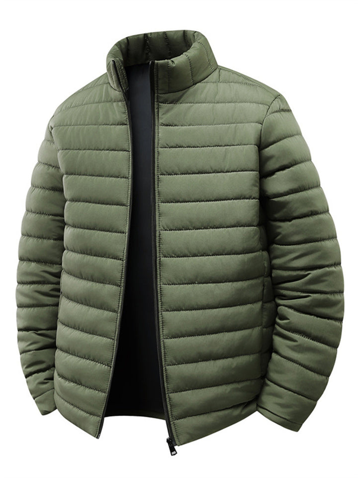 Herren Steppjacke mit leichter Thermoisolierung und hohem Stehkragen Echo Archiv
