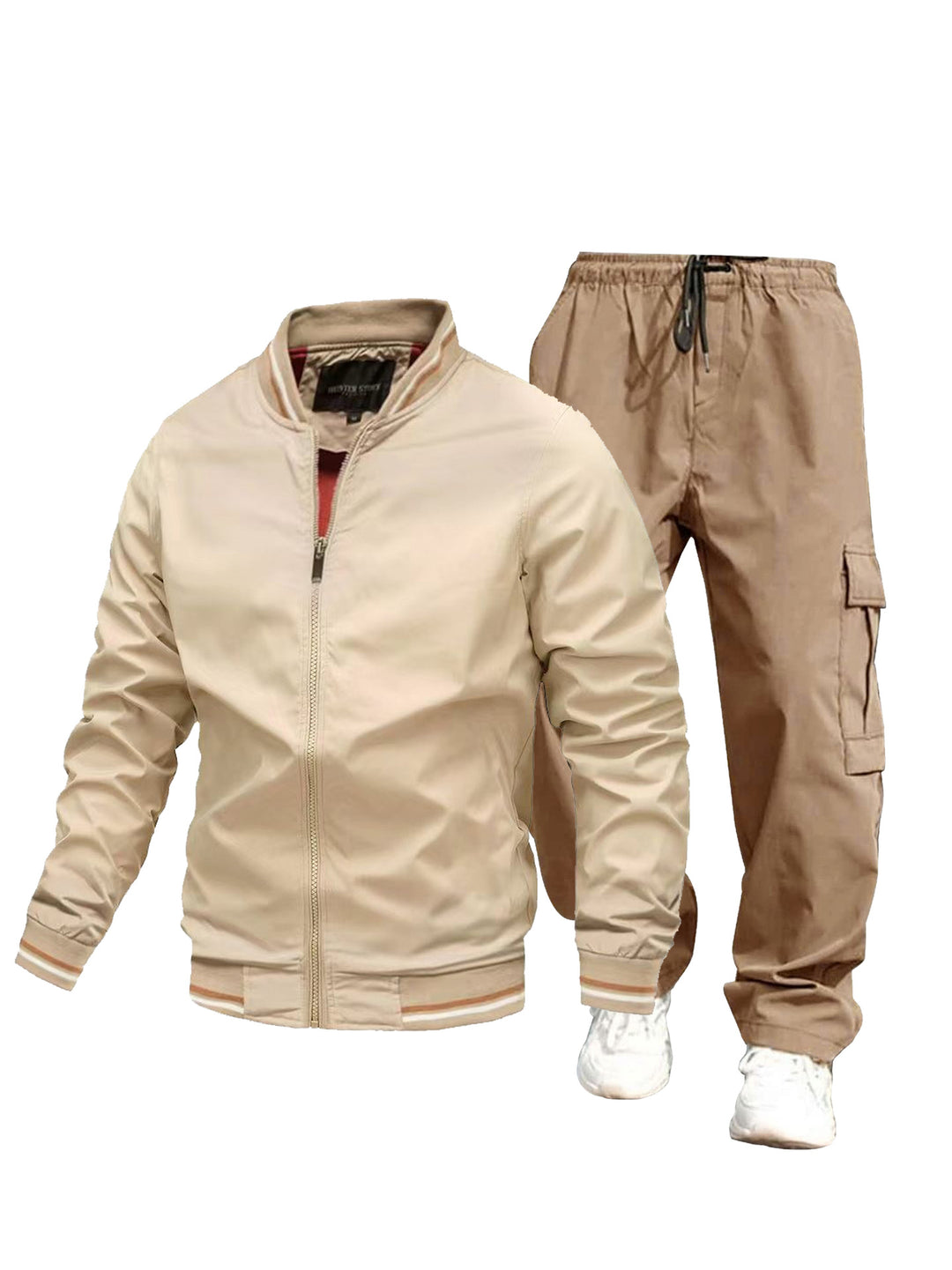 Herren Sportliche Jacke und Cargo-Hose Set Echo Archiv