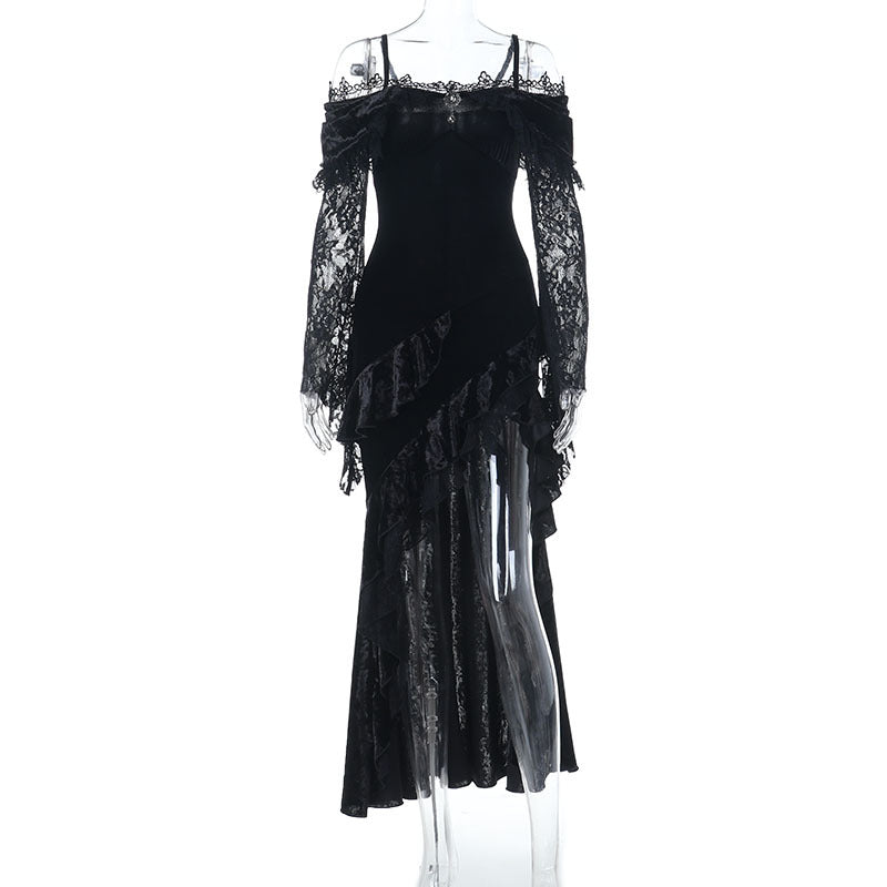 Damen figurbetonte Bluse mit Rüschendetails und Schnürung Echo Archiv